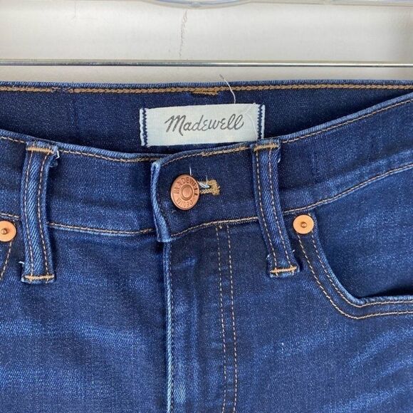 Madewell 9” High Rise Skinny Crop Blue Size 25 - Picture 4 of 8